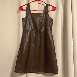 Abercrombie Kids Brown Leather Dress
